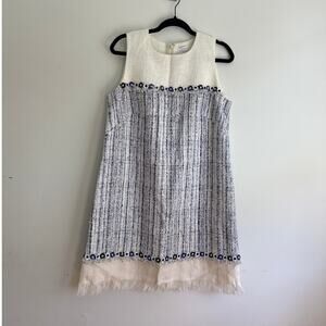 Andrew GN twilling Dres Glass Beaded Dress Designer size 44 Large/X-Large